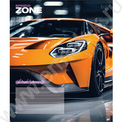 Тетрадь  12л линейка косая частая "Speed zone" ассорти | Фото 4
