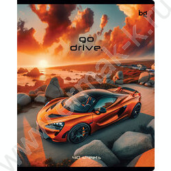 Тетрадь  40л клетка "Go drive" ассорти | Фото 6