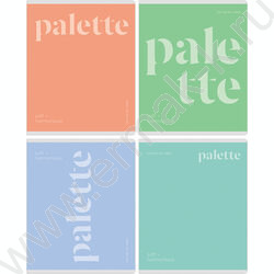 Тетрадь  48л клетка "Monocolor. Palette" ассорти | Фото 1