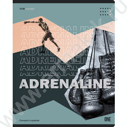 Тетрадь  96л клетка "Adrenalin" soft-touch ламинация/ ассорти | Фото 4