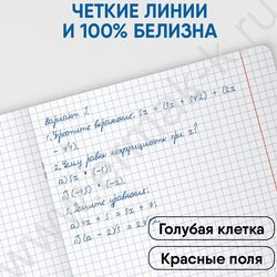 Тетрадь  96л клетка "Monocolor. Bright color" тиснение фольгой/ ассорти | Фото 4