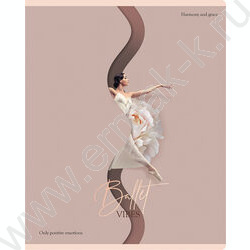 Тетрадь  96л линейка "Ballet" матовая ламинация, тиснение фольгой/ ассорти | Фото 4