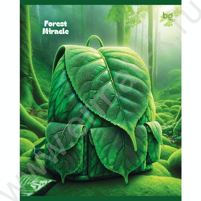 Тетрадь  96л линейка "Forest miracle" ассорти, эконом | Фото 3
