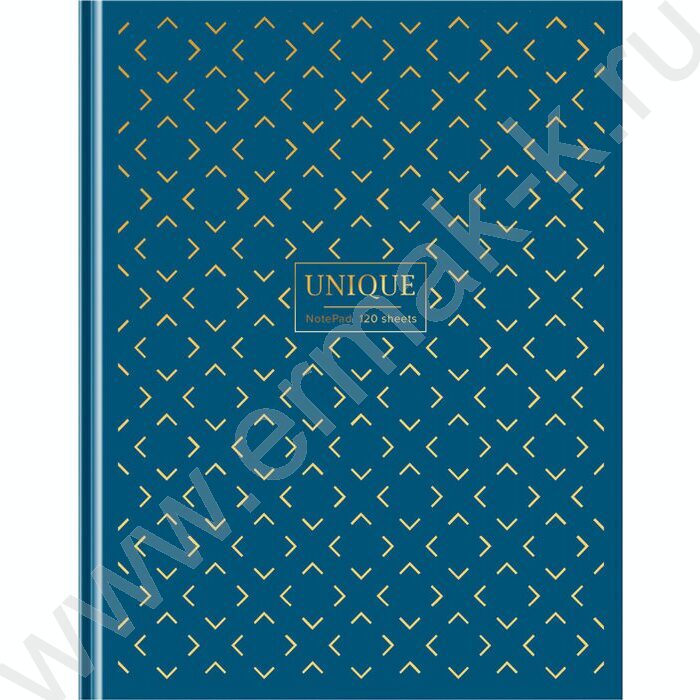 Бизнес-блокнот 120л А5 "Уникальный" матовая ламинация, тиснение фольгой | Фото 2