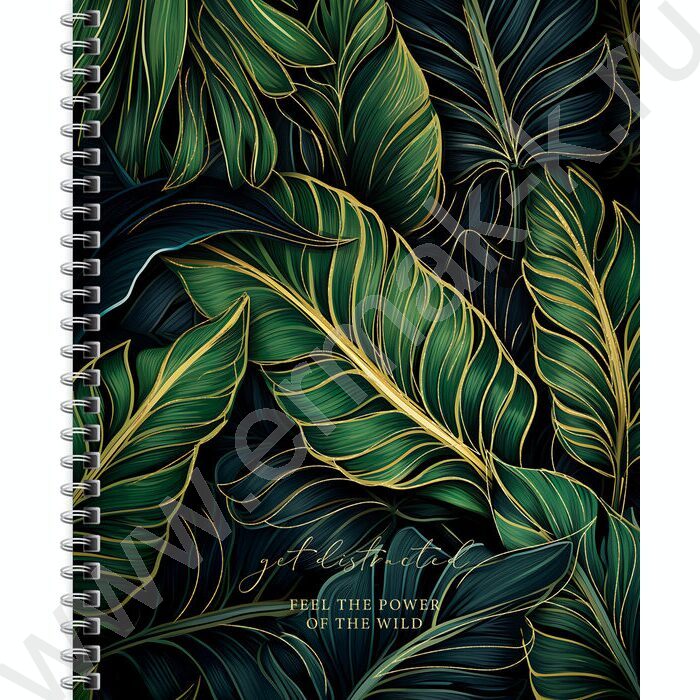 Тетрадь  96л клетка/спираль/тв.обл."Tropic style" /мат. лам./фольга | Фото 3