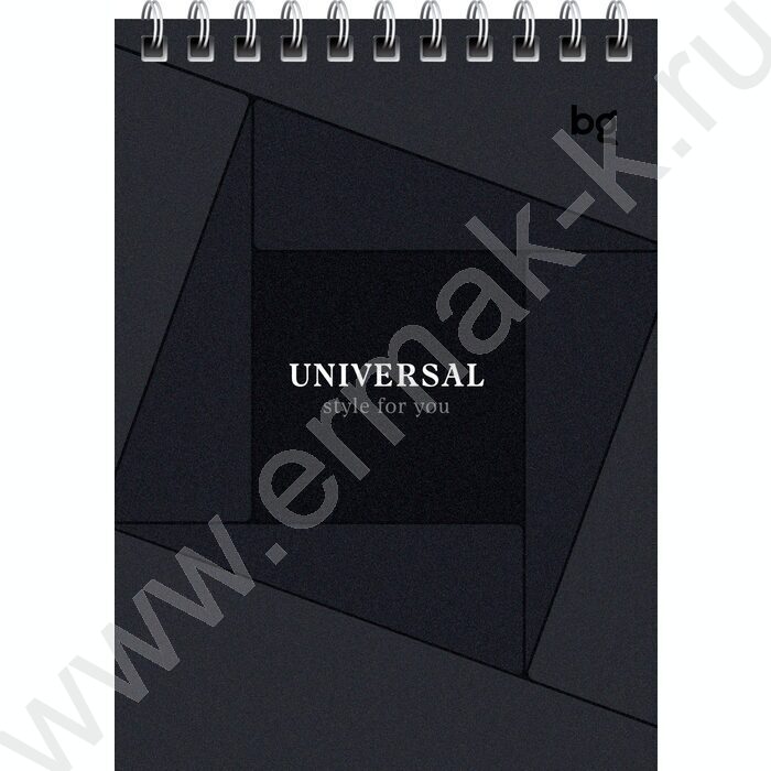 Блокнот  40л А6 спираль "Монохром" ассорти | Фото 2