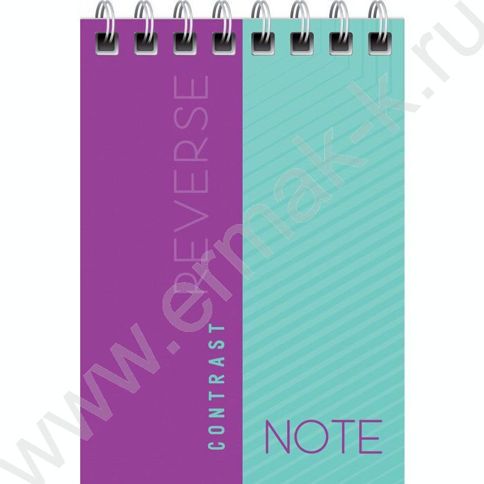 Блокнот  40л А7 спираль "Моноколор. Classic" ассорти | Фото 3