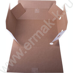 Папка архивная 100мм на завязках /микрогофрокартон /белая /2 завязки, до 900л. | Фото 3