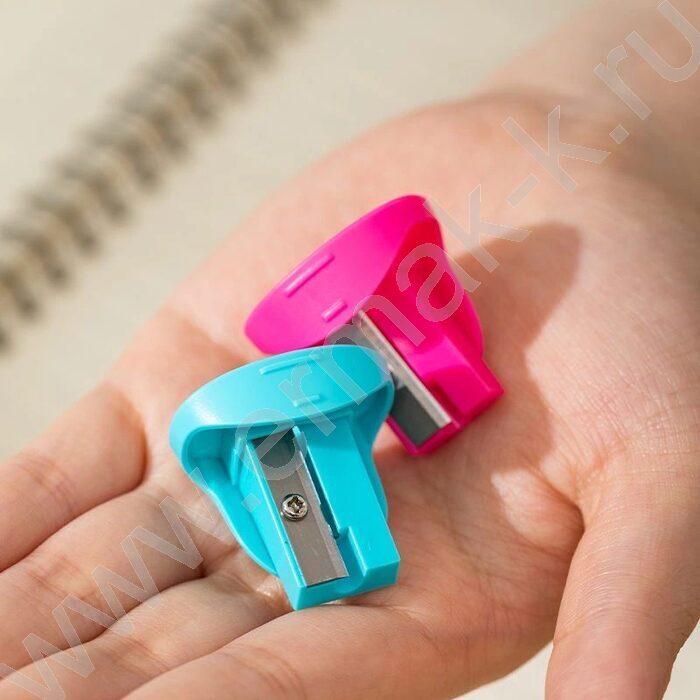 Точилка 1отв. пластик /ассорти, блистер | Фото 5