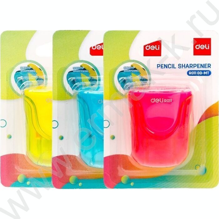 Точилка 2отв. пластик "U-touch" /ассорти | Фото 2