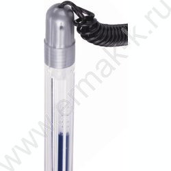 Ручка шар Counter Pen подставка/пружинка, корпус серебристый, 0,5мм | Фото 4
