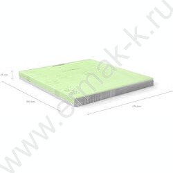 Тетрадь  12л клетка с пластиковой обложкой "Классика CoverPrо Neon" /зеленый | Фото 5