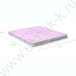 Тетрадь  12л клетка с пластиковой обложкой "Классика CoverPrо Vivid" /фиолетовый | Фото 4