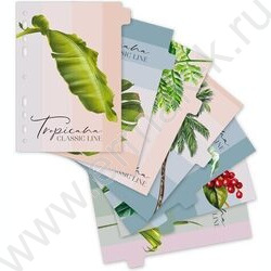 Разделитель листов лам.картон А5 с рисунком-8шт "Tropicana" | Фото 1