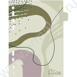 Разделитель листов пластик А5 с рисунком, искрящаяся фактура  8шт "Marandi. Sparkle" NEW | Фото 2