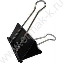 Зажим 75мм чёрный | Фото 1