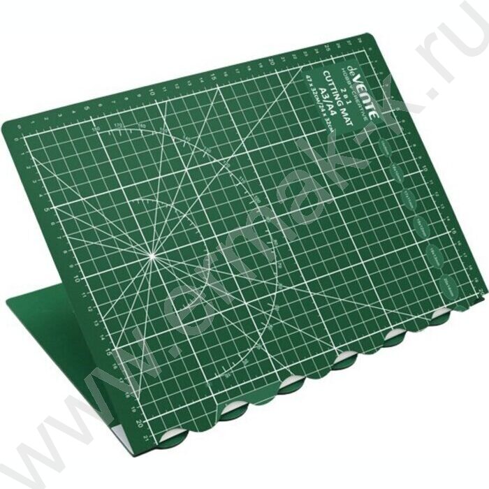 Коврик д/резки складной 2 в 1 A3 (47x32 см) пластик / толщина 3мм, односторонний, пятислойный | Фото 2