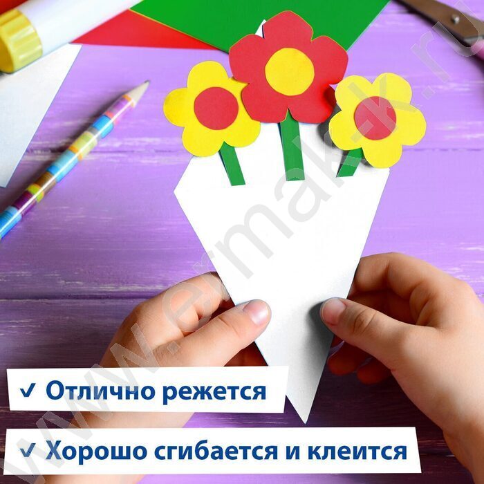 Картон переплетный A3 420*297мм, 260г/м2, 100листов/упак. | Фото 5