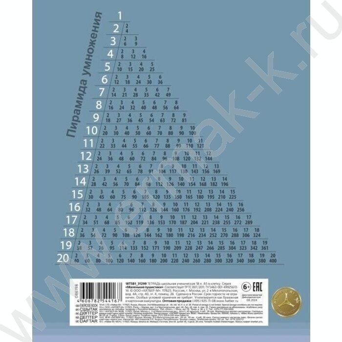 Тетрадь  24л клетка с пластиковой обложкой "PROстиль" | Фото 6