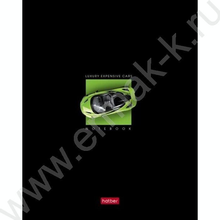 Тетрадь  48л клетка "Luxury expensive cars" /выб лак/ 5видов | Фото 2