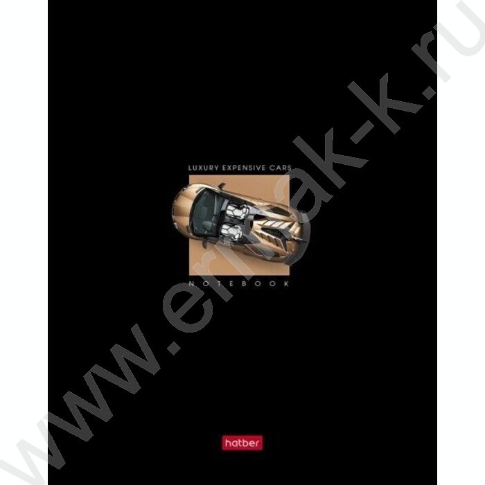 Тетрадь  48л клетка "Luxury expensive cars" /выб лак/ 5видов | Фото 3