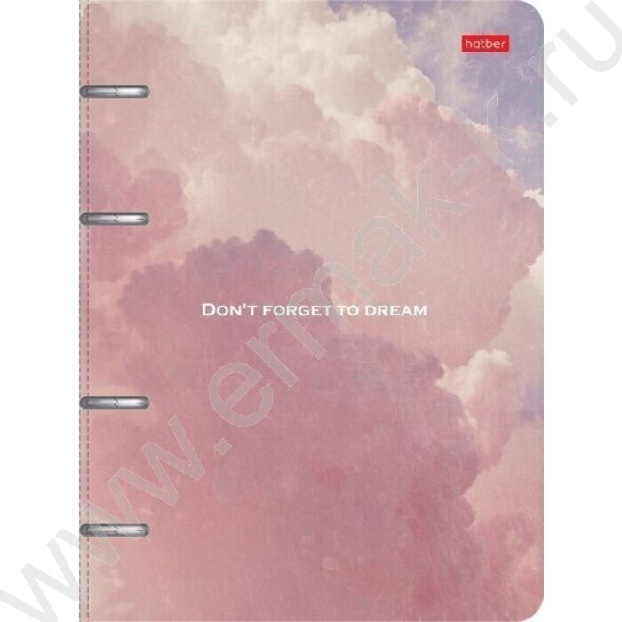 Тетрадь  80л клетка/кольца /смен.блок /мат.лам/  "Dream" | Фото 1