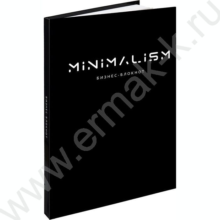Бизнес-блокнот 200л А4 тв.обл "Минимализм в чёрном" /глянец/ | Фото 1