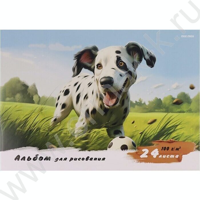 Альбом д/рисования 24л "Собачка и природа" | Фото 3