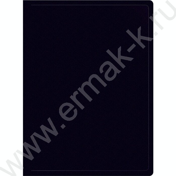 Папка  40 файлов черная /пластик 0.5мм | Фото 1