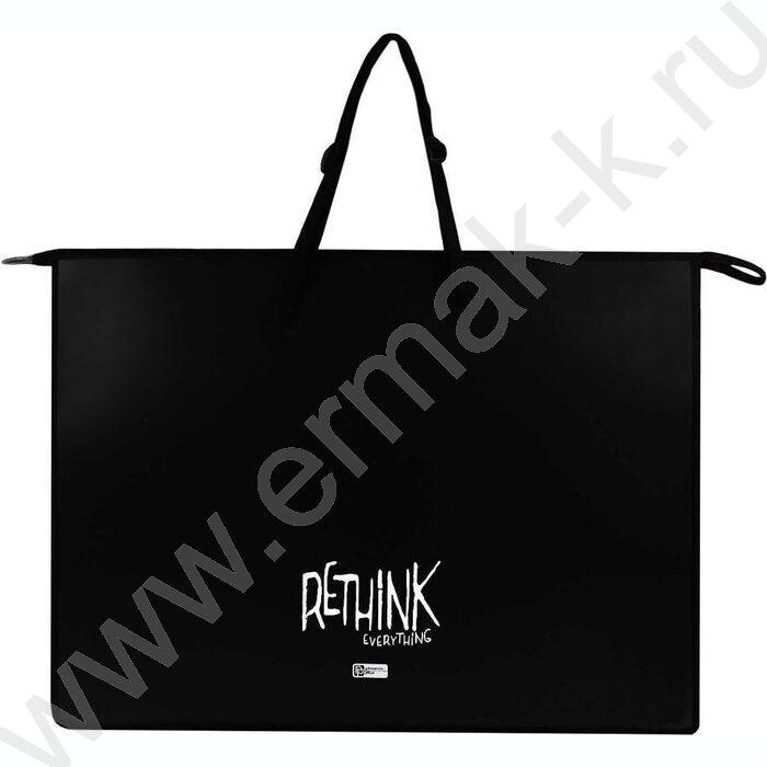 Папка д/чертежей и рисунков А2 пластик на молнии с ручками Переосмысли! | Фото 4