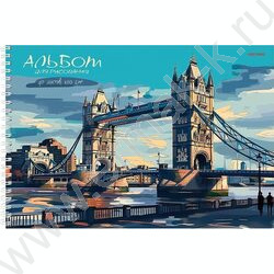 Альбом д/рисования-спираль 40л "Лондонский мост-1" | Фото 1