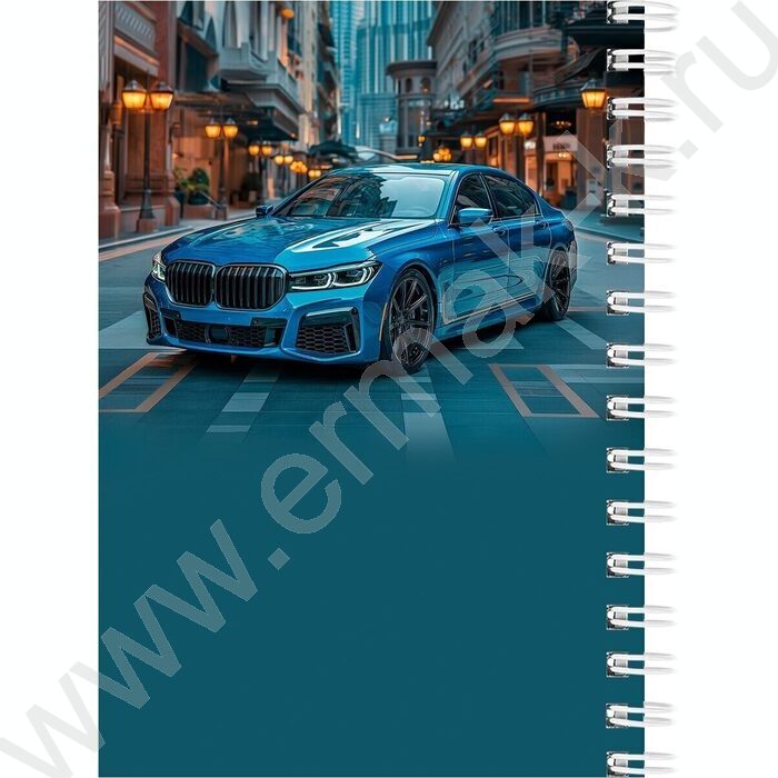 Зап. книжка  80л А6 спираль "Шикарные автомобили-2" ассорти | Фото 4