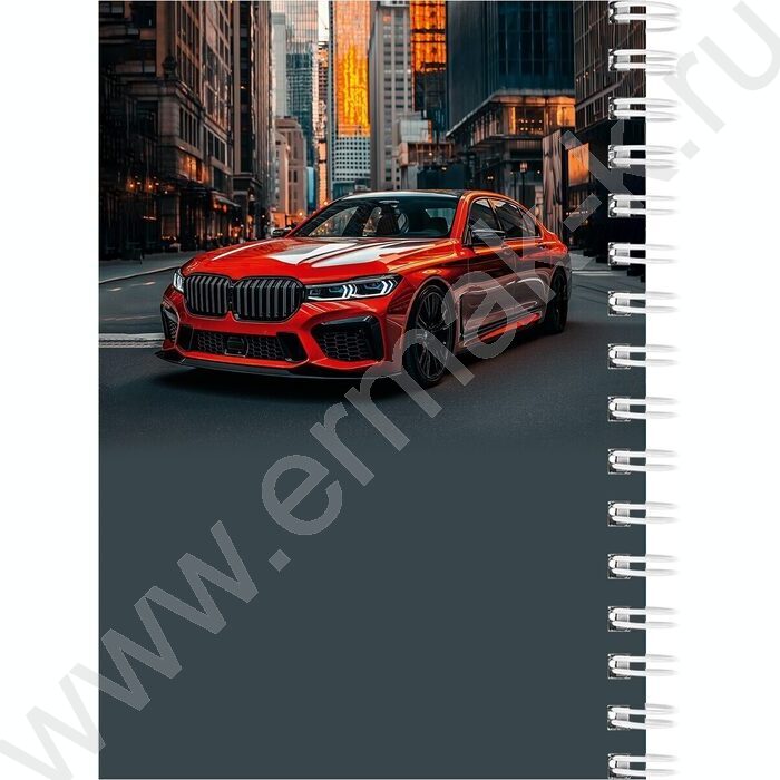 Зап. книжка  80л А6 спираль "Шикарные автомобили-2" ассорти | Фото 6