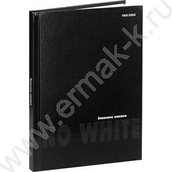 Зап. книжка  80л А5 тв.обл. "No white" /глянец/лен/без линовки | Фото 1