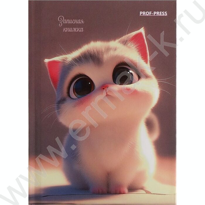 Зап. книжка  64л А7 тв.обл. "Милый котенок-2" /глянец | Фото 2
