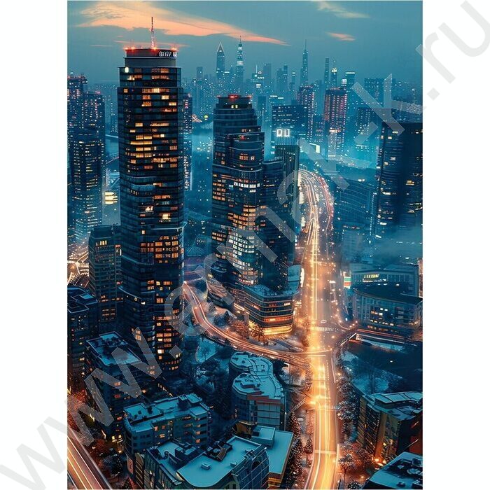 Зап. книжка  64л А7 тв.обл. "Огни современного города" /глянец | Фото 4