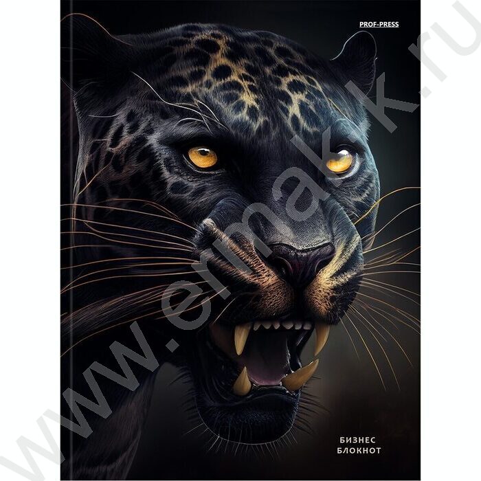 Бизнес-блокнот  80л А5 тв.обл "Дикий рёв" /глянец/ | Фото 2