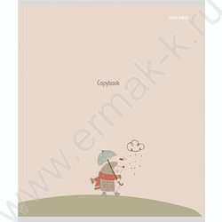 Тетрадь  48л клетка "В нежных оттенках-1" /лён/ ассорти | Фото 5