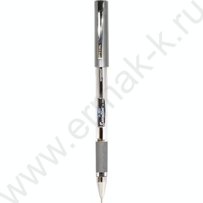 Ручка гелевая черная 0,55мм Executive SL /круглый корпус, резин.держатель/ | Фото 2