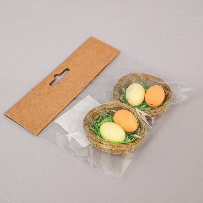 Гнездо с яйцами 5,5см 2 шт/уп | Фото 2