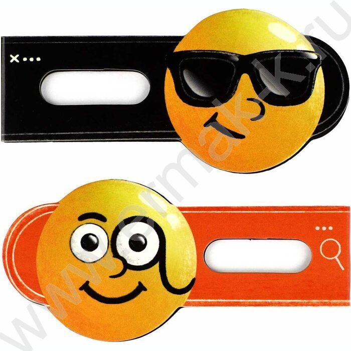 Закладки магнитные "Смайлы" набор 2шт | Фото 1