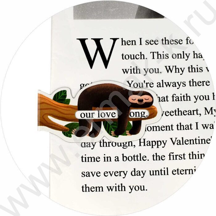 Закладки магнитные "Ленивец и коала" набор 2шт | Фото 5