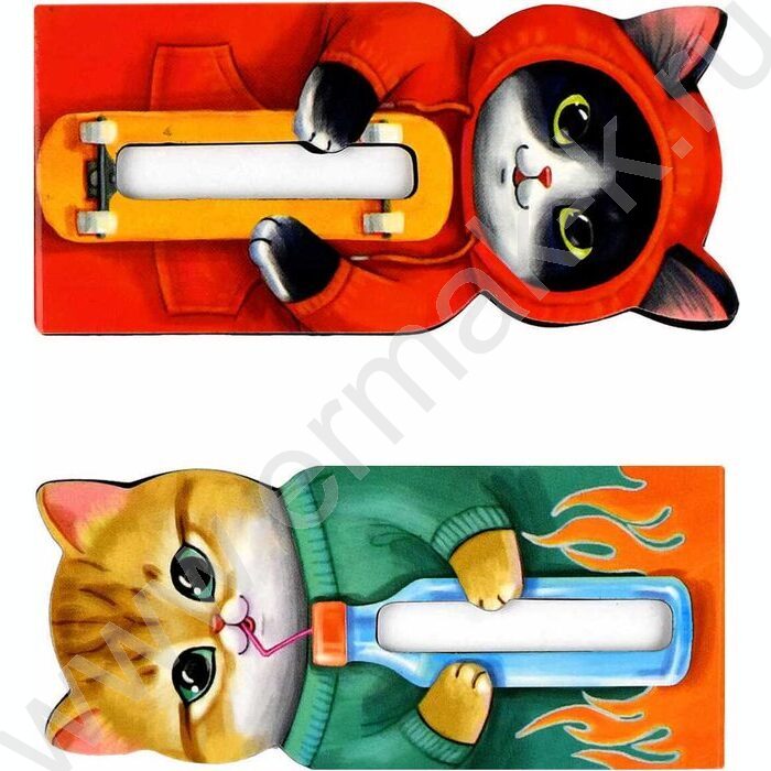 Закладки магнитные "Коты" набор 2шт | Фото 1