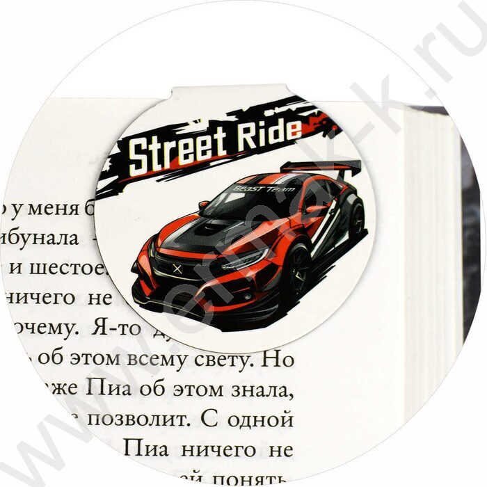 Закладки магнитные "Красная тачка" набор 3шт | Фото 6