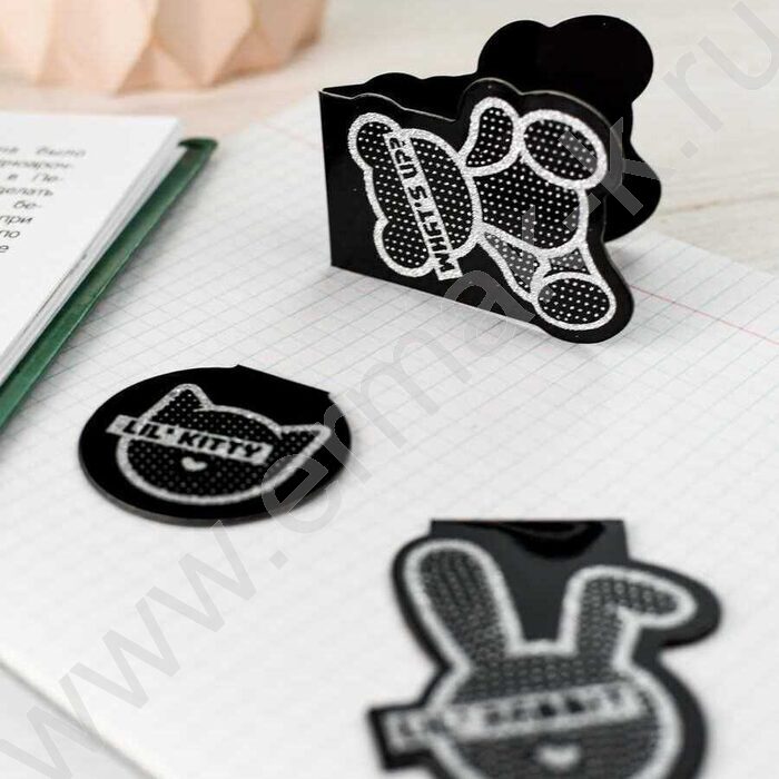 Закладки магнитные "Серебряные зверята" набор 3шт | Фото 8