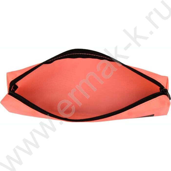 Пенал школьный полиэстер молния "Розовый с чёрным" шелкография | Фото 4