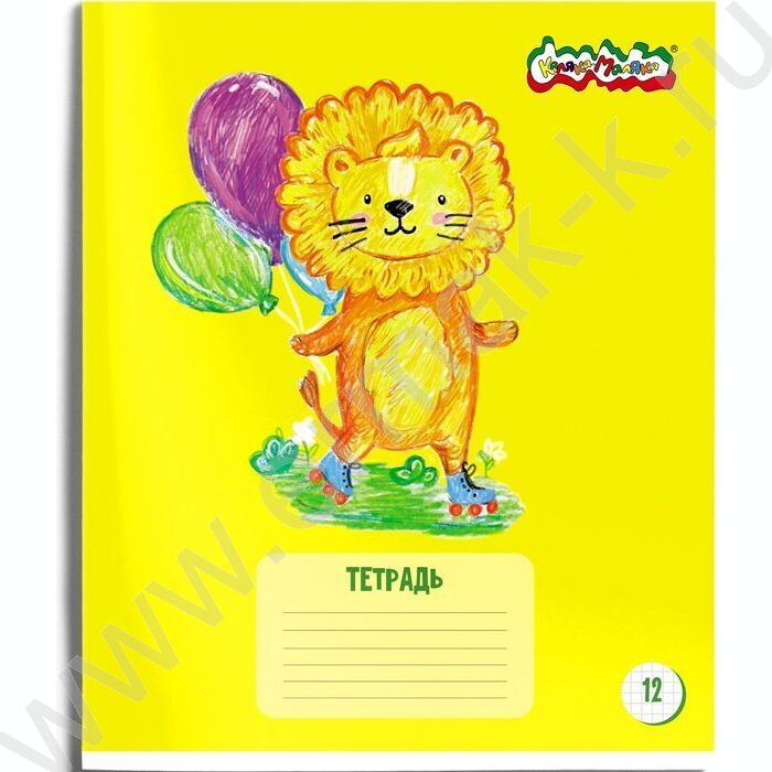 Тетрадь  12л клетка "Первая тетрадь" /лак/ 4вида | Фото 2