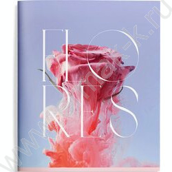 Тетрадь  48л клетка "Дымные цветы" /мел.карт., гл.лам., фольга /ассорти | Фото 5