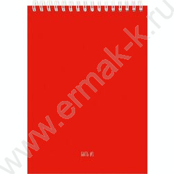 Блокнот  40л А5 спираль "Классика с надписями" ассорти | Фото 2