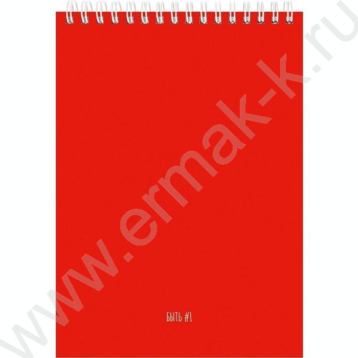 Блокнот  40л А5 спираль "Классика с надписями" ассорти | Фото 2